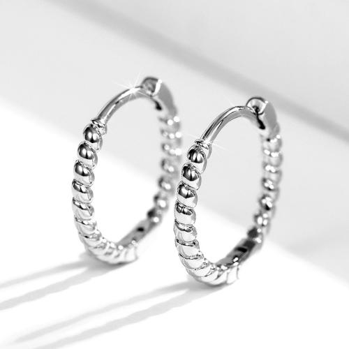 Messing Huggie Hoop Earring, mode sieraden & voor vrouw, 13mm, Verkocht door pair