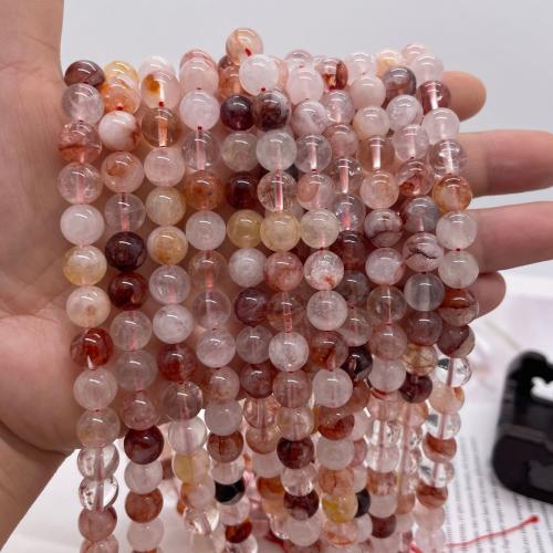 Gemstone šperky Korálky, Kolo, DIY & různé velikosti pro výběr, smíšené barvy, Prodáno za Cca 38 cm Strand