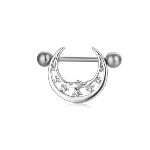 Comhlacht Pearsantacht Faisean Jewelry agus Accessories Piercing, Prás, plátáilte, unisex, dathanna níos mó le haghaidh rogha, 1.6*16*5/5, Díolta De réir PC