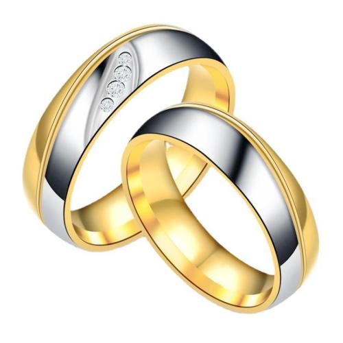 Couple Finger Rings 304 Stainless Steel fashion jewelry & Unisex width 6mm Sold By PC