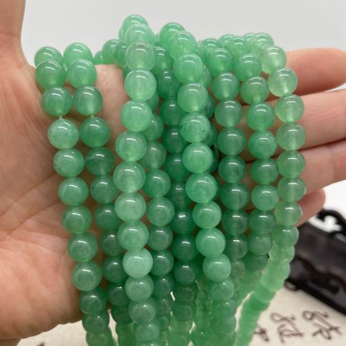 Aventurine Korálky, Zelená Aventurine, Kolo, DIY & různé velikosti pro výběr, zelený, Prodáno za Cca 38 cm Strand