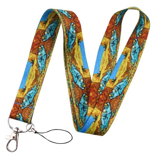 Cell Phone Lanyard, Polyester, met Wax & Zinc Alloy, multifunctioneel & uniseks & verschillende ontwerpen voor de keuze, meer kleuren voor de keuze, Verkocht door PC