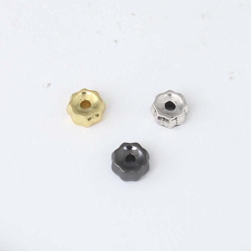 Perles bijoux en laiton, Placage, DIY, plus de couleurs à choisir, protéger l'environnement, sans nickel, plomb et cadmium, 7.60x7.20x4mm, Vendu par PC