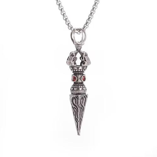 Sinc Alloy geansaí Necklace Slabhra, jewelry faisin & unisex, airgid, Fad Thart 60 cm, Díolta De réir PC