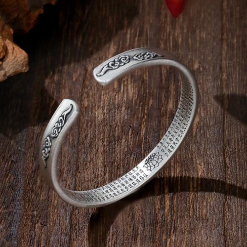 Sterling Silver Armband, 925 sterling silver, mode smycken & för kvinna, Innerdiameter:Ca 58mm, Säljs av PC