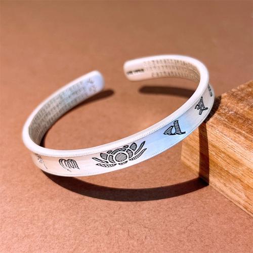 Sterling Silver Armband, 925 sterling silver, mode smycken & för kvinna, Innerdiameter:Ca 60mm, Säljs av PC