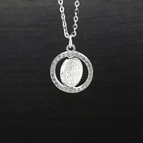 Sterling Zilveren halskettingen, 925 sterling zilver, mode sieraden & voor vrouw, Lengte Ca 45 cm, Verkocht door PC