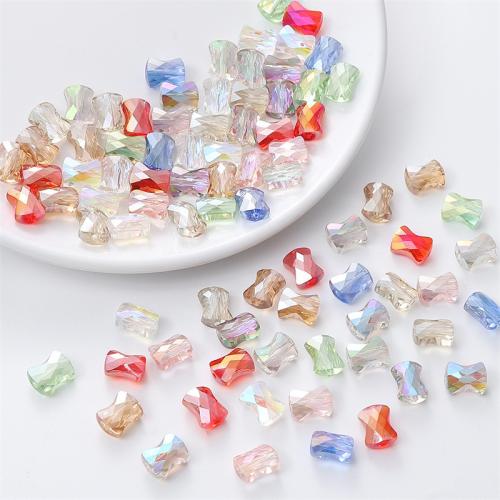 Fashion Glasperler, Glas, du kan DIY, flere farver til valg, 10x8mm, Hole:Ca. 1.5mm, 10pc'er/Bag, Solgt af Bag