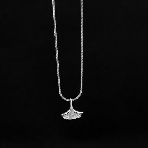 Titanium Steel Necklace Unisex silver color Sold By PC