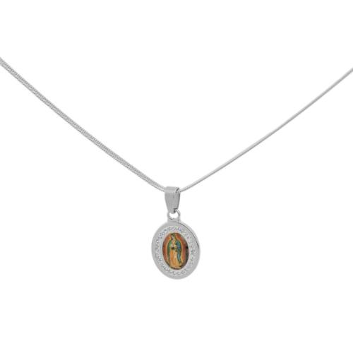 Collana di titanio acciaio, Titantium acciaio, with 5cm extender chain, unisex & Micro spianare cubic zirconia, nessuno, Lunghezza 50 cm, Venduto da PC