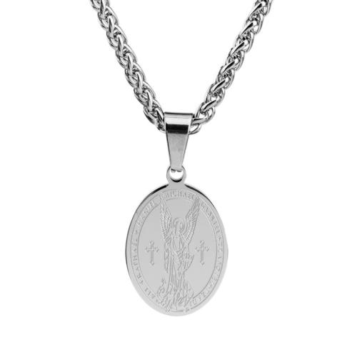 Collana di titanio acciaio, Titantium acciaio, placcato, unisex, nessuno, Lunghezza 60 cm, Venduto da PC