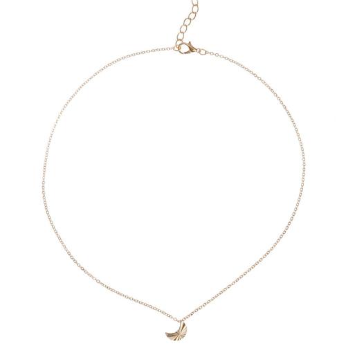 aleación de zinc collar, con metal & fundición, con 2.75inch extender cadena, Luna, chapado en color dorado, Joyería & para mujer, longitud aproximado 16.93 Inch, Vendido por Set