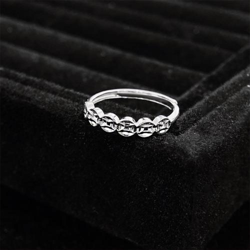 Sterling Silver Nakit Finger Ring, 925 Sterling Silver, modni nakit & za žene, Veličina:7, Prodano By PC