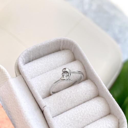 Bijoux de bague en argent sterling , Argent sterling 925, bijoux de mode & pour femme, Taille:7, Vendu par PC