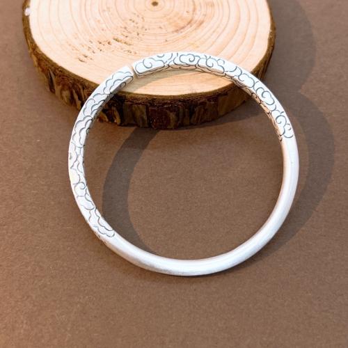 925 Sterling Silver Bangle Bracelet fashion jewelry & for woman Inner Approx 57mm Sold By PC