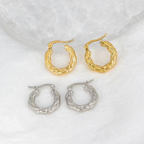 Acier inoxydable Levier Retour Earring, Acier inoxydable 304, bijoux de mode & pour femme, plus de couleurs à choisir, 19mm, Vendu par paire