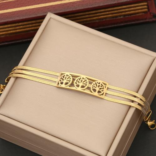 Roestvrij staal armbanden, 304 roestvrij staal, met 5cm extender keten, mode sieraden & verschillende stijlen voor de keuze & voor vrouw & glazuur, goud, Lengte Ca 18 cm, Verkocht door PC