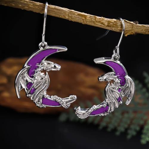 Zinc Alloy Drop Earrings fashion jewelry & for woman Sold By Pair