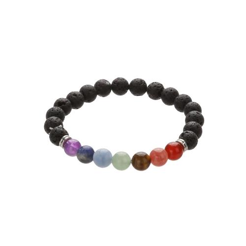 Gemstone Bracciali, pietra preziosa, Cerchio, gioielli di moda & unisex, nessuno, Lunghezza Appross. 19 cm, Venduto da PC