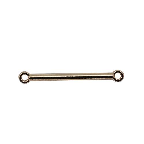 Zink Alloy Connector, Stick, guldfärg pläterade, DIY, 3x30mm, Säljs av PC