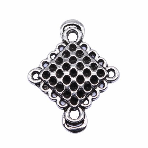 Cink Alloy priključak, Kineska Knot, starinski srebrne boje pozlaćen, možete DIY & 1/1 petlje, 19x24mm, Prodano By PC