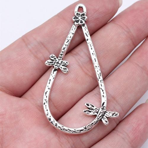 Zinc Alloy Pendler, Teardrop, forgyldt, du kan DIY, flere farver til valg, 56x32mm, Solgt af PC