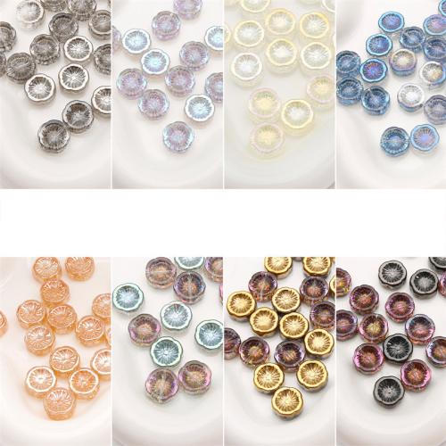 Fashion Glazen kralen, Glas, Bloem, DIY, meer kleuren voor de keuze, 14x16mm, 10pC's/Bag, Verkocht door Bag