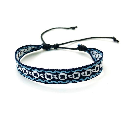 Chain Woven Bracelets Polyester with Linen knit Unisex Length Approx 16.5-25 cm Sold By PC