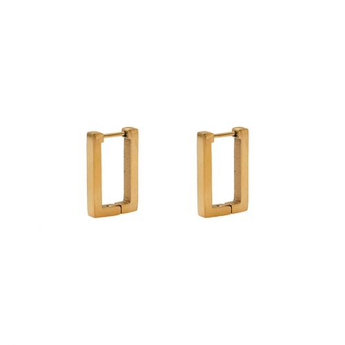 304 roestvrij staal Hendel weer Earring, Geometrisch Patroon, gold plated, verschillende stijlen voor de keuze & voor vrouw & hol, Verkocht door pair