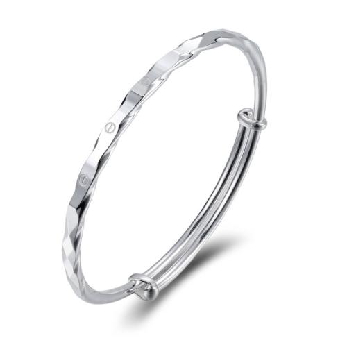 925 Sterling Silver Bangle Bracelet fashion jewelry & for woman Inner Approx 57mm Sold By PC