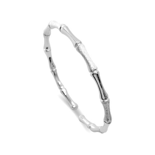 925 Sterling Silver Bangle Bracelet fashion jewelry & for woman Inner Approx 56mm Sold By PC