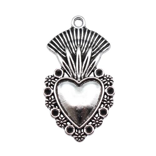 Zinc Alloy Pendants antique silver color plated DIY Sold By PC