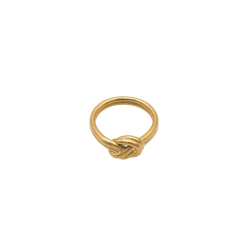 Titanium Staal Finger Ring, gold plated, verschillende grootte voor keus & voor vrouw, Maat:6-9, Verkocht door PC