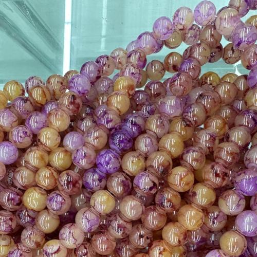 Handgewickelte Perlen, Lampwork, DIY, keine, 8mm, ca. 100PCs/Strang, verkauft von Strang