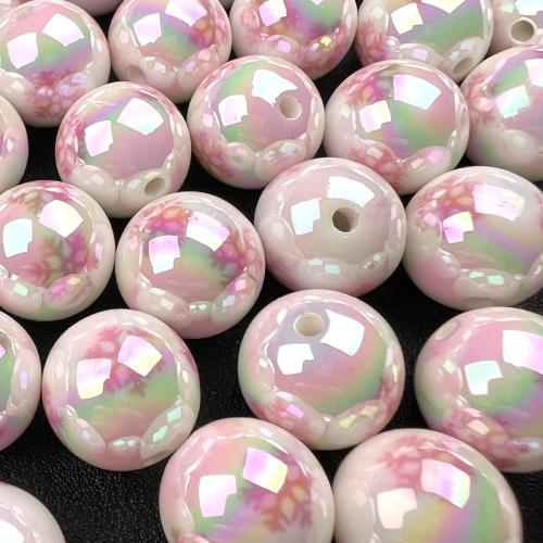 Plated Acrylic Beads DIY 16mm Sold By Bag