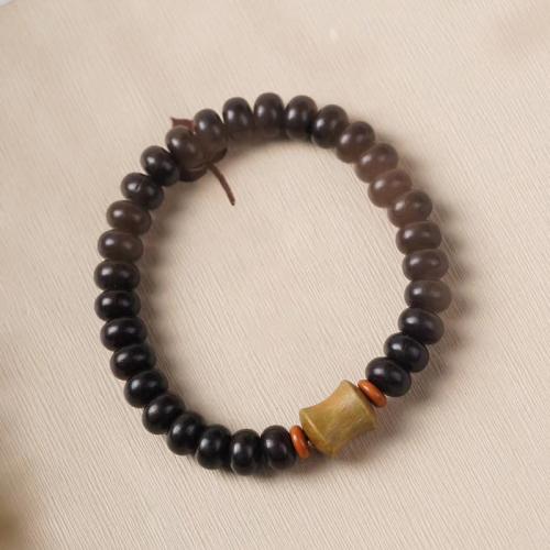 sandalwood Dubh Bracelet, jewelry faisin & unisex, Diameter:8cm, Díolta De réir PC