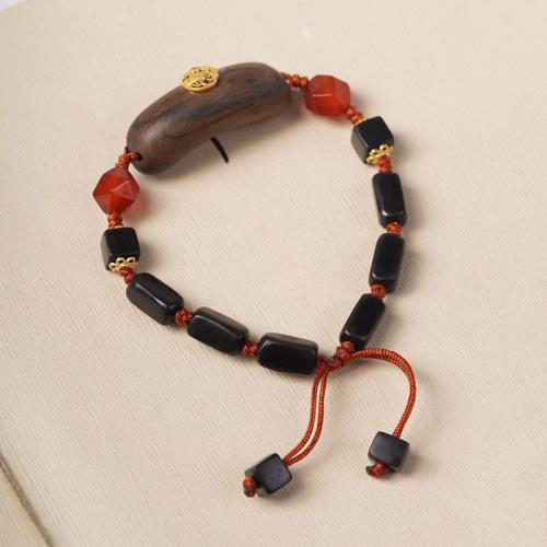 sandalwood Dubh Bracelet, jewelry faisin & unisex, Diameter:8cm, Díolta De réir PC