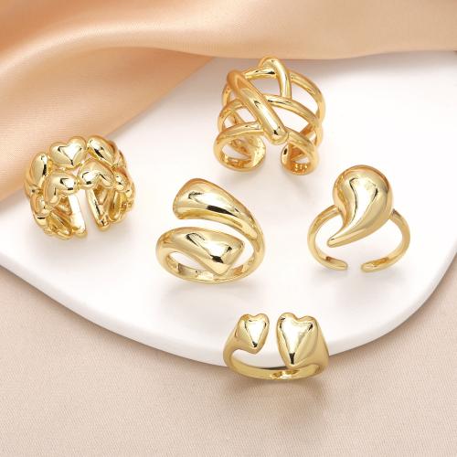 Brass Finger Ring gold color plated fashion jewelry golden nickel lead & cadmium free Ring 1.7cm Sold By PC