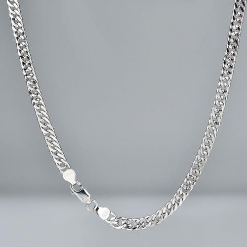 925 Sterling Silver Necklaces & for woman platinum color Sold By PC