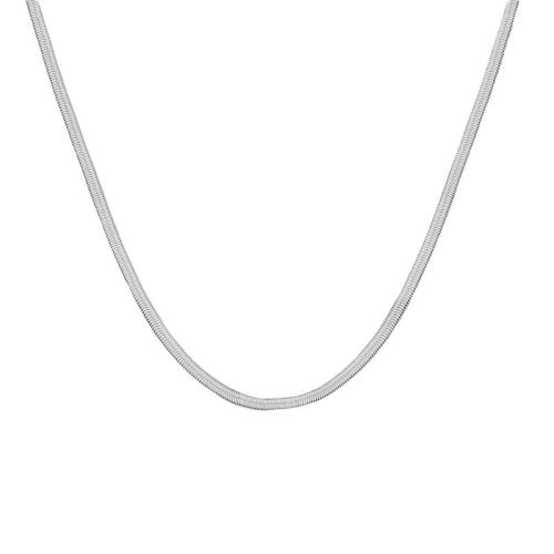 925 Sterling Silver Necklaces & for woman platinum color Sold By PC