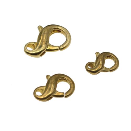 Brass Lobster Clasp plated DIY original color Sold By PC