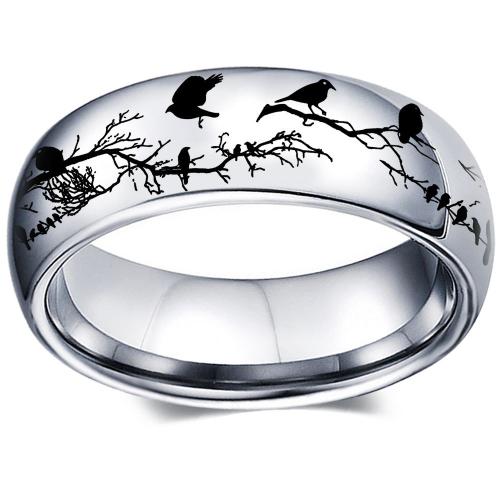 Stainless Steel Finger Ring 304 Stainless Steel Vacuum Ion Plating Unisex Sold By PC