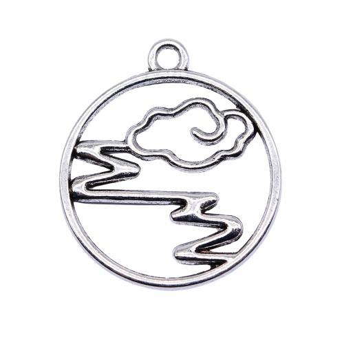 Zinc Alloy Pendants antique silver color plated DIY Sold By PC