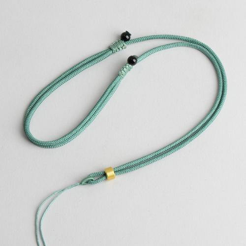 Fashion Halsband Cord, Nylon Polypropylen, med Zink Alloy & Akryl, handgjord, DIY, fler färger för val, Längd Ca 32-62 cm, 10PC/Lot, Säljs av Lot