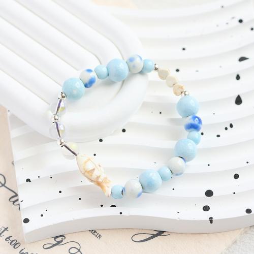 Porcelain Bracelet with Zinc Alloy handmade Unisex Sold By PC