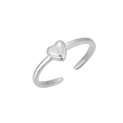 925 Sterling Sølv Tå Ring, Heart, mode smykker & for kvinde, Solgt af PC