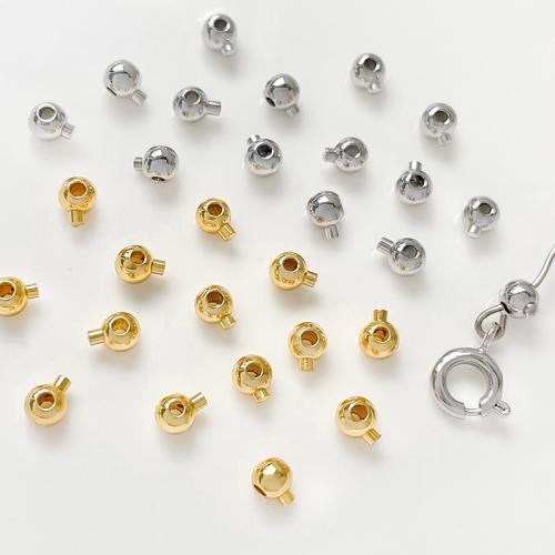 ジュエリーアクセサリ, 銅, メッキ, DIY, 無色, ニッケル、鉛、カドミウムフリー, 3x4mm, 穴:約 1mm, 売り手 パソコン