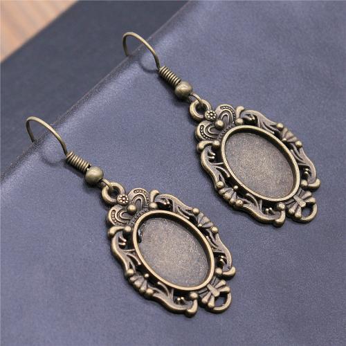 Zinc Alloy Drop Earrings plated for woman Sold By Pair