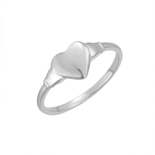 Sterling Silver Nakit Finger Ring, 925 Sterling Silver, Srce, modni nakit & različite veličine za izbor & za žene, Prodano By PC