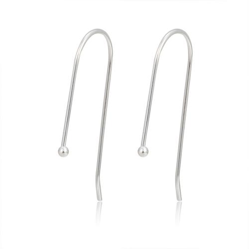 925 Sterling Silver Drop & Dangle Brincos, 925 de prata esterlina, joias de moda & para mulher, 26.30mm, vendido por par